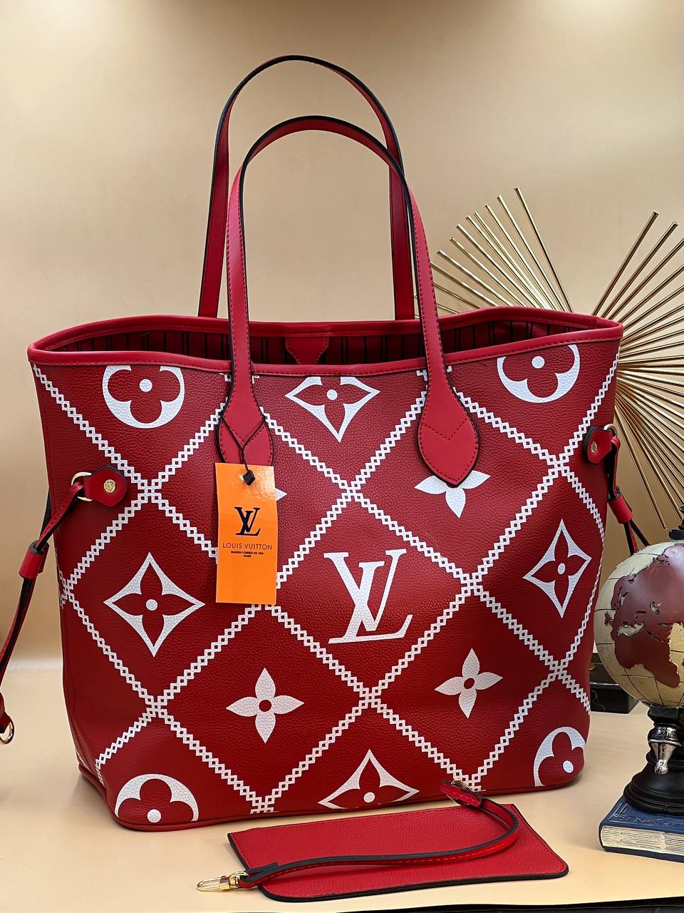 LV NEVERFULL BROUDED BAGS 2