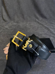 YSL genuine leather belt