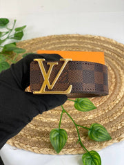 LV genuine leather belt