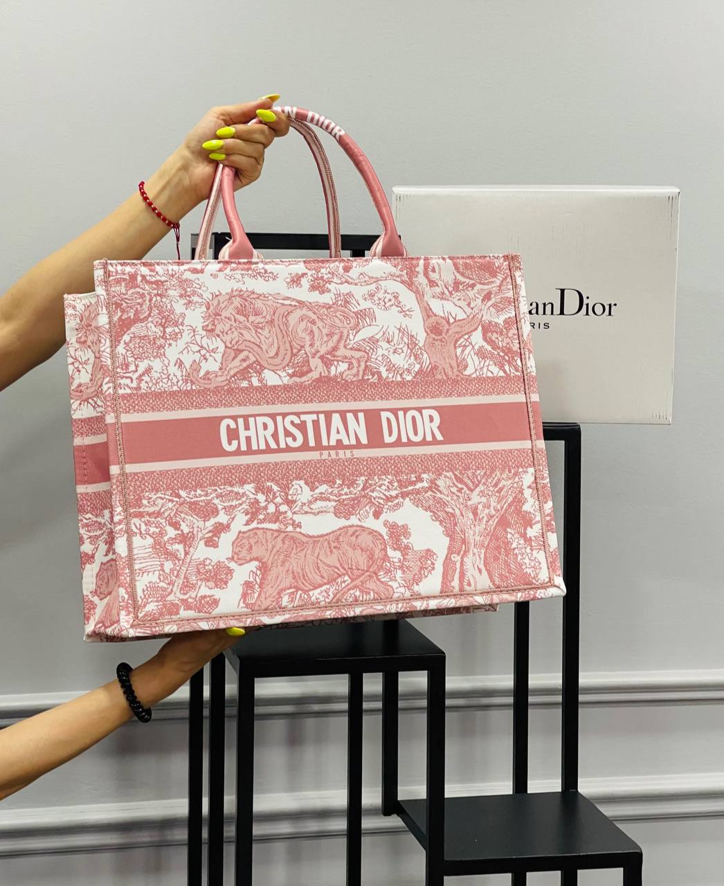 CHRISTIAN D SHOPPING TOTE BAG