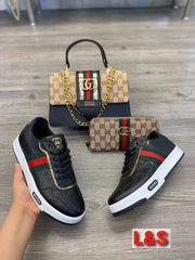 New season GG sneakers bag wallet set